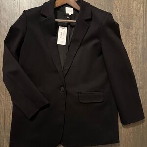 Sundays Gibson Black Oversized Blazer